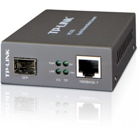 "Omada 10/100/1000 Mbps RJ45 to 1000 Mbps SFP Slot Supporting MiniGBIC Modules PORT: 1× Gigabit SFP Slot, 1× Gigabit RJ45 Port (